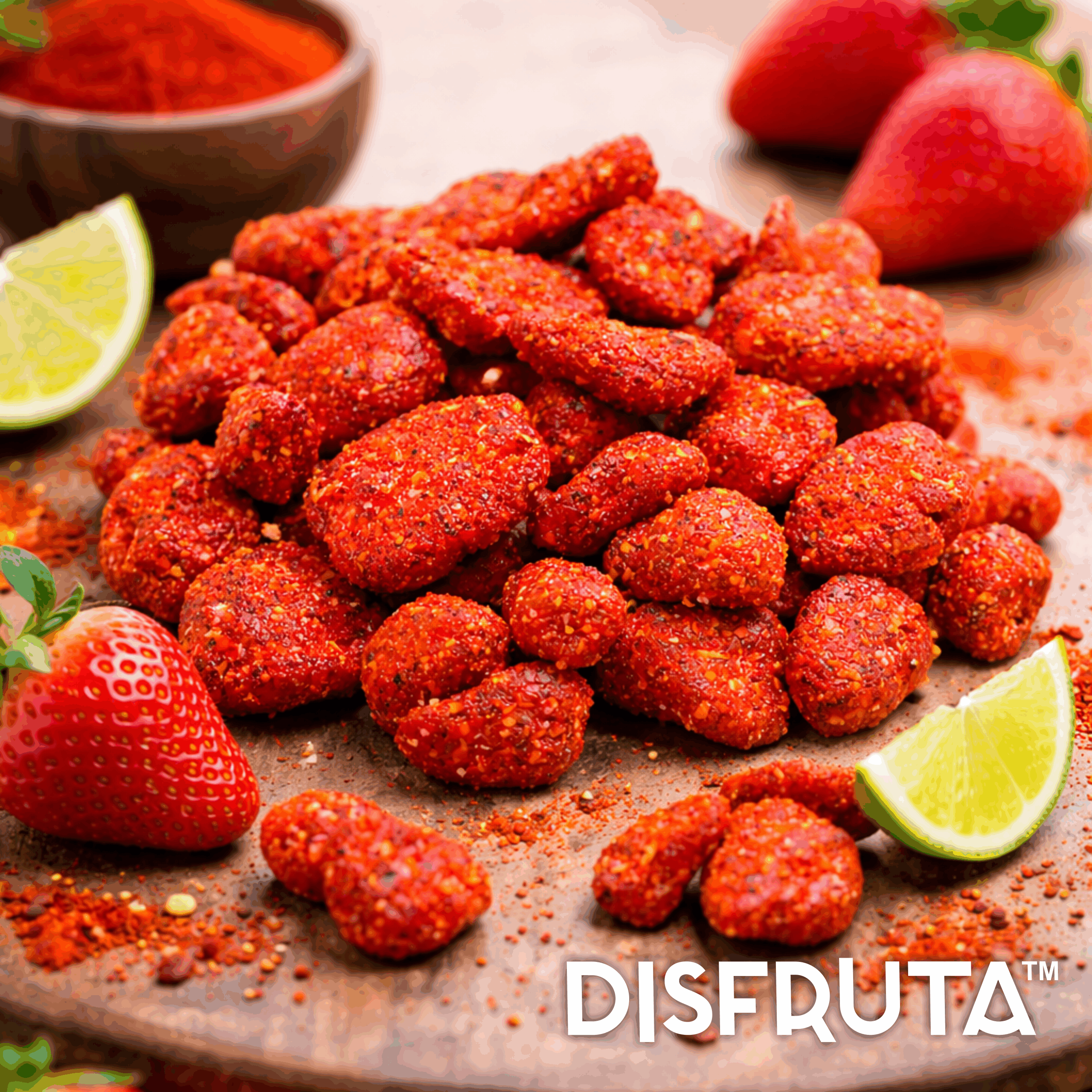 Chili Spiced Strawberry Cimarrón® Disfruta™ Gourmet.gif