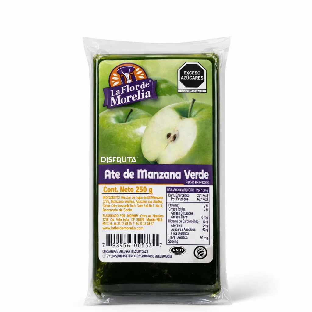 Ate de Manzana Verde  Pack 250g La Flor de Morelia® ISO.webp