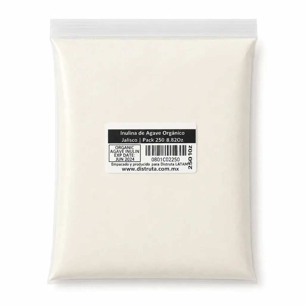 Inulina De Agave | Orgánica |  Enature® |Jalisco | Pack 250Gr                                                                       