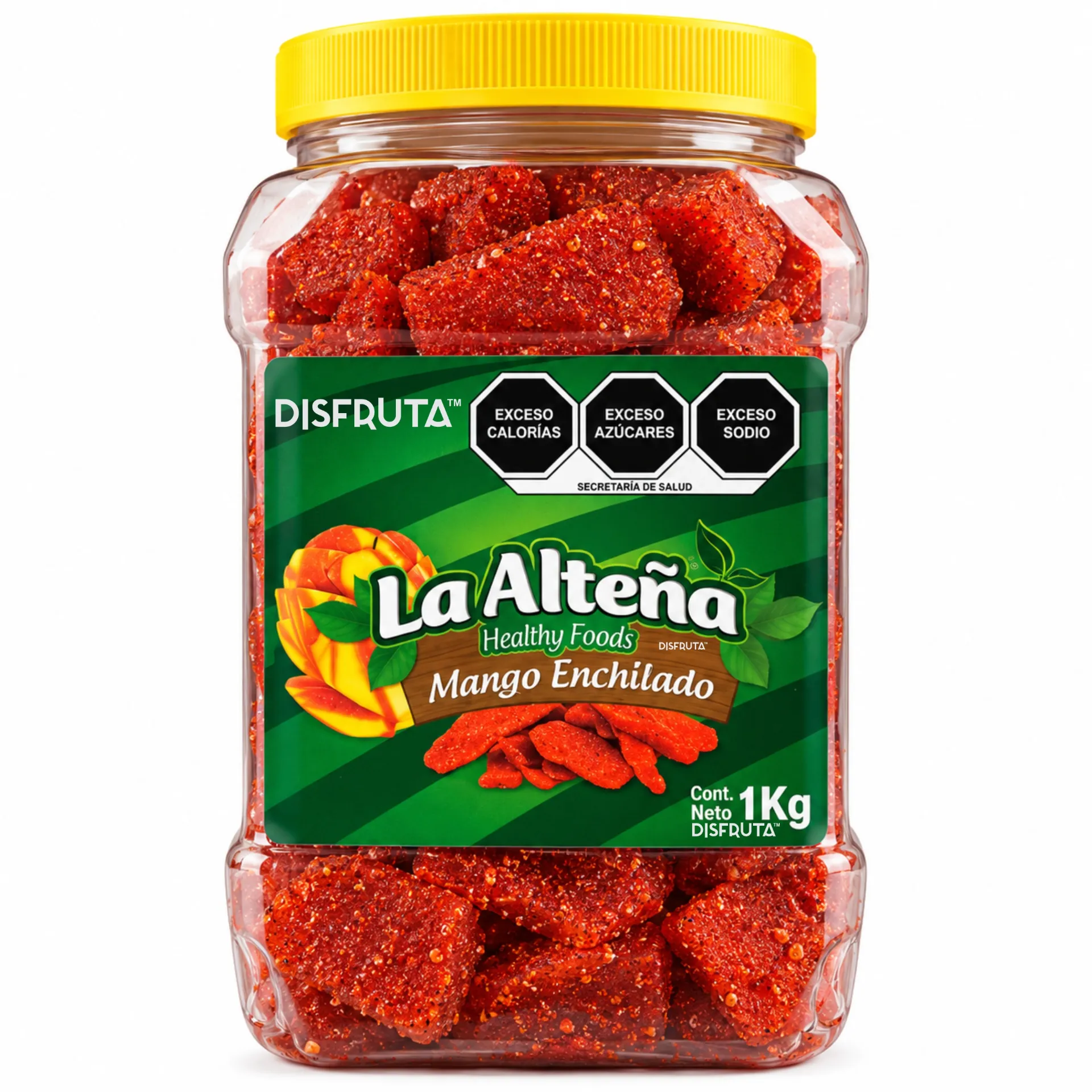 Chili Spiced Mango  Strips | La Alteña® | Tailandia | JAR 1Kg-2.2lb                                                                            