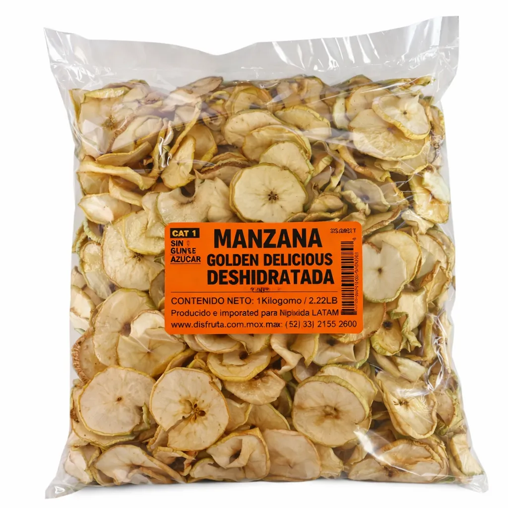 Manzana Golden Delicious | Deshidratada | Chihuahua | GRL                                                                                                                                                