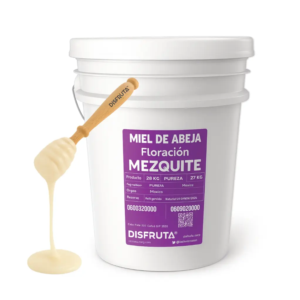 Miel de Abeja | Floración: Mezquite | Jalisco | CUB 28Kg/19LT                                                                   