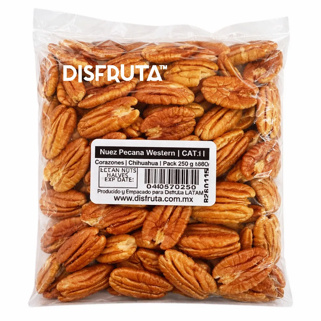 Nuez Pecana Western Shley | CAT 1 | Corazones | Chihuahua | Pack 250GR