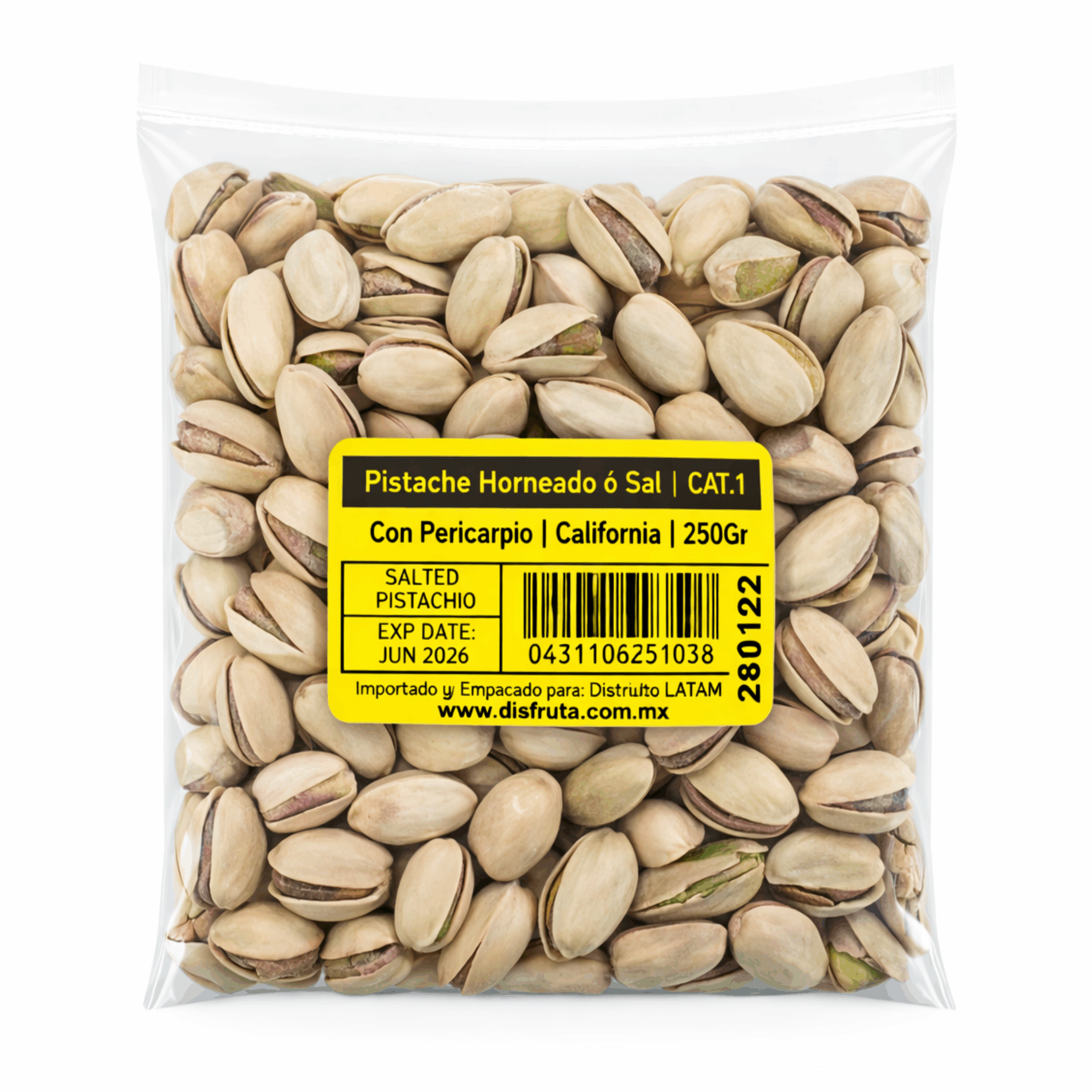 Pistache Kerman Entero | H C/S | Premier® | California | Pack 250Gr                                                                               