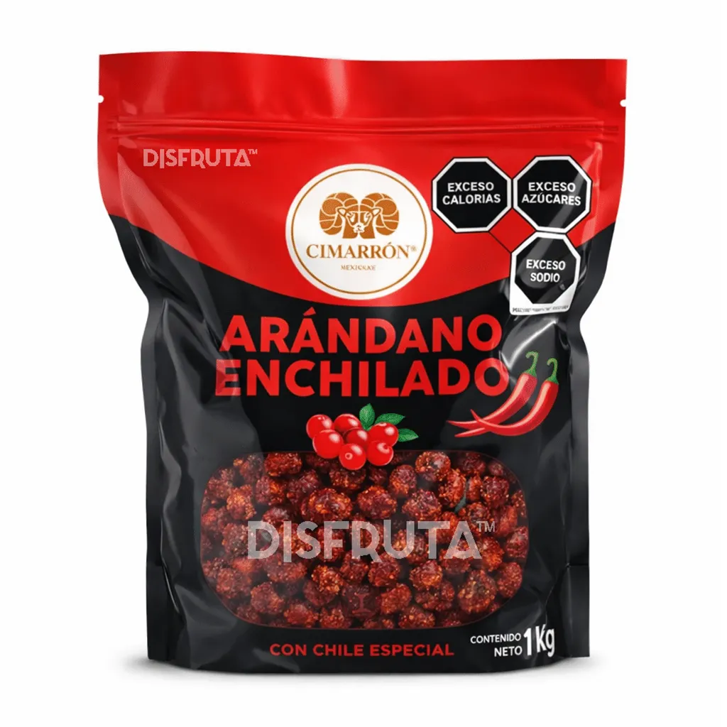 Arándano Rojo & Chile | D&C | PIB® | ZipBag 1KG -2.2LB                                                                     