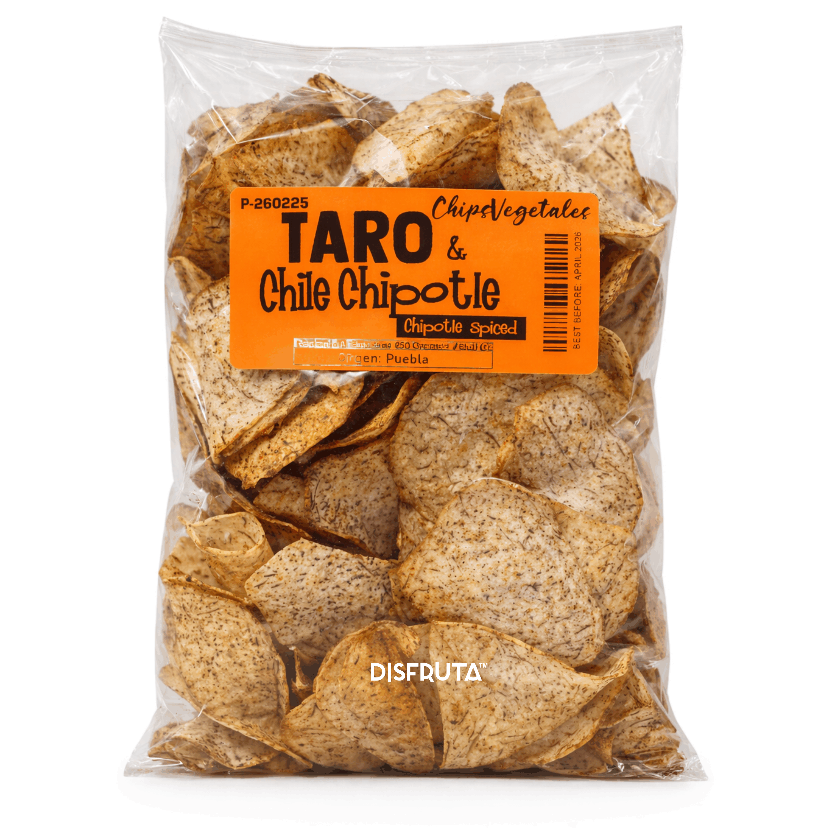 Chipotle Spicy Taro Chips | Veggie Chips | Puebla | Pack 8.81Oz