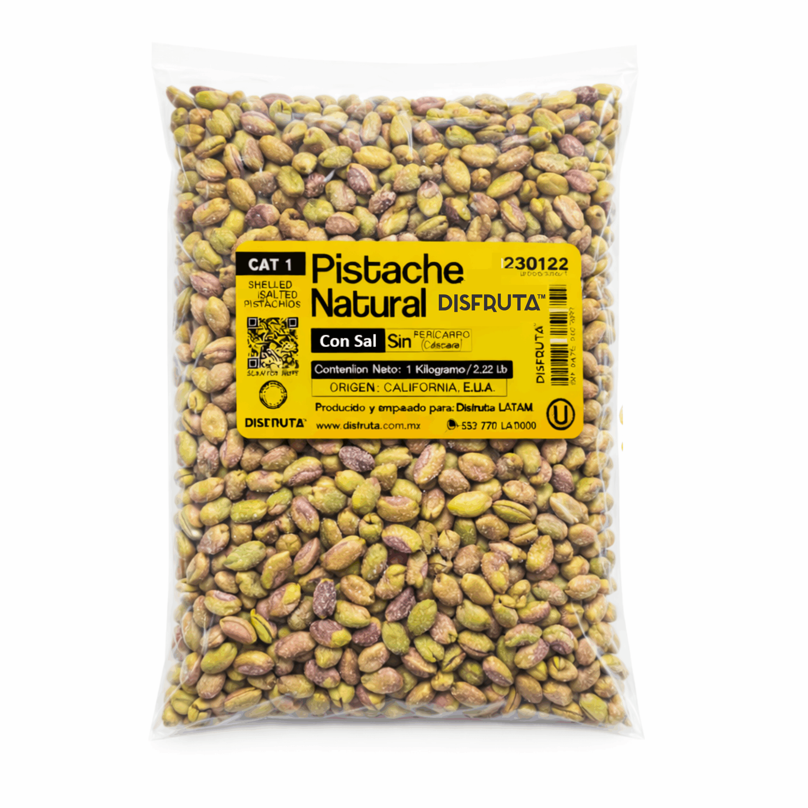 Salted Pistachio Kerman | 3 Nuts® | E.U.A. | BLK                                                                             