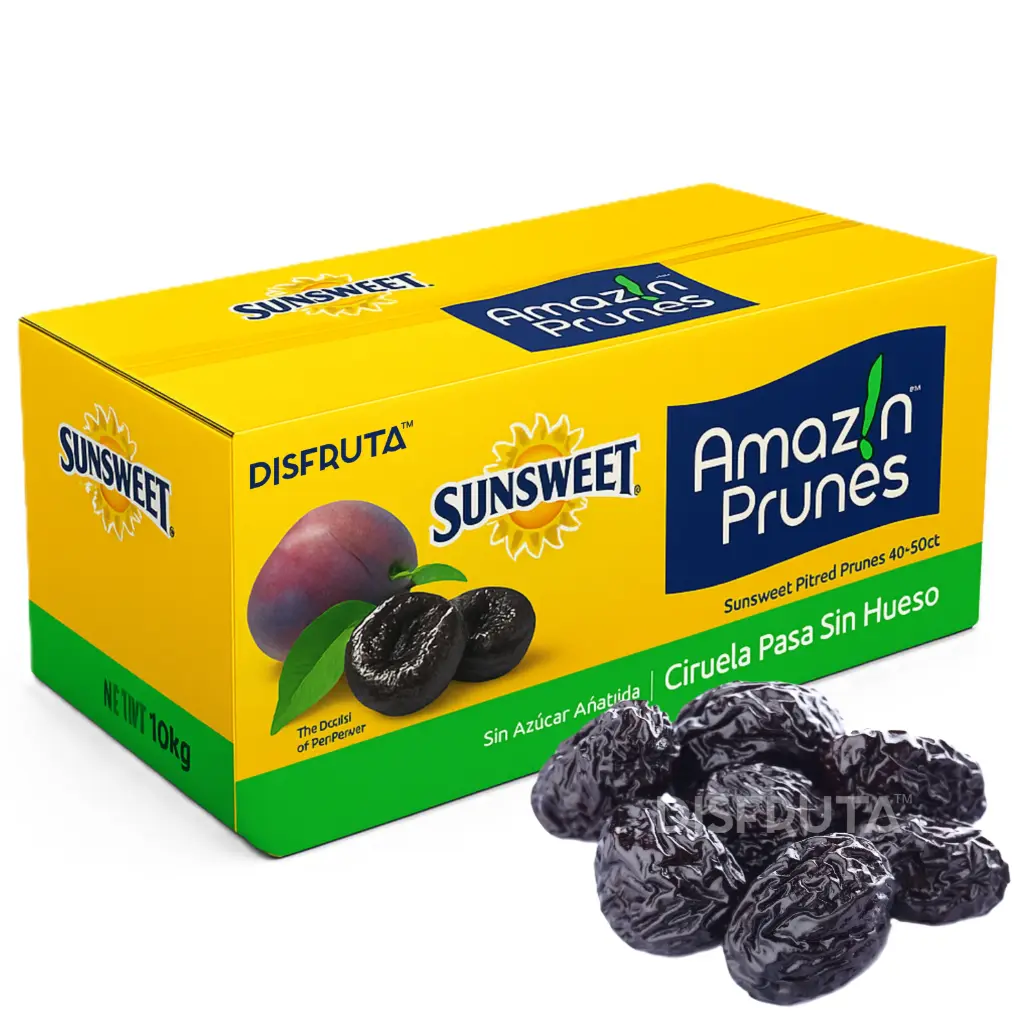 Amaz!n™ Dried Prunes  | Sunsweet® | Size 40/50 | California |CRB-BX 22Lb                                                                             