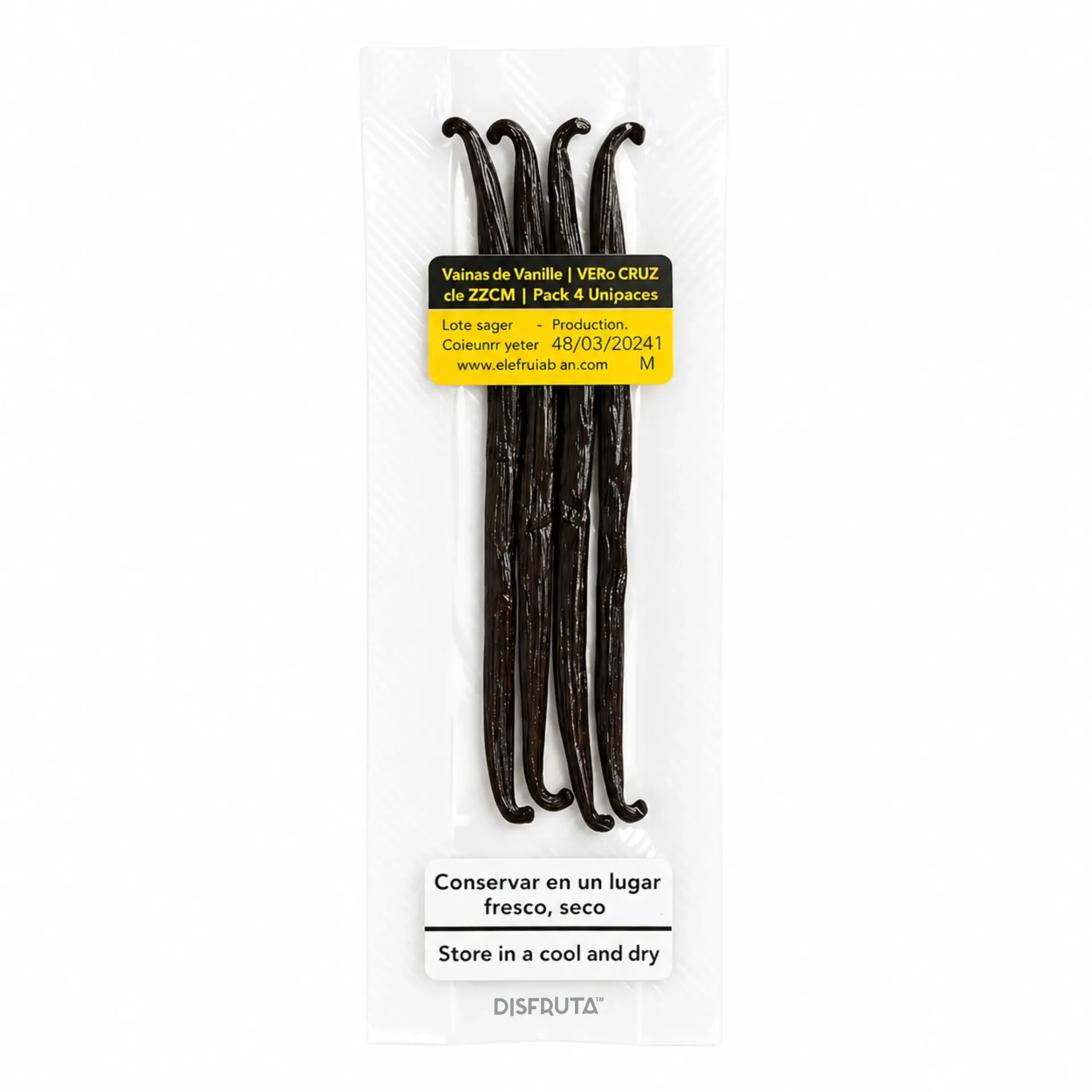 Vanilla Beans | ±18–20cm | Veracruz | Pack of 4