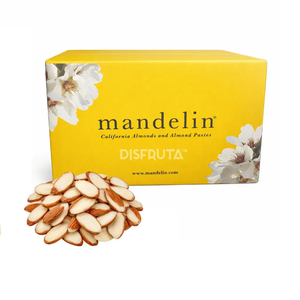 Sliced Almond with Skin | Mandelin® | California | BX-CRB 25Lb- 11.34Kg 