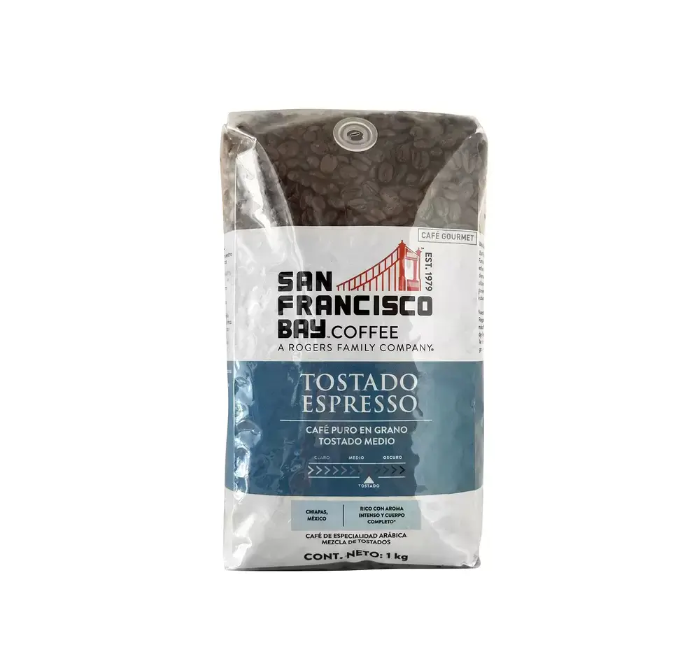 [SFBES] San Francisco Bay Coffee Pete's Espresso Café en Grano de Chiapas 1KG