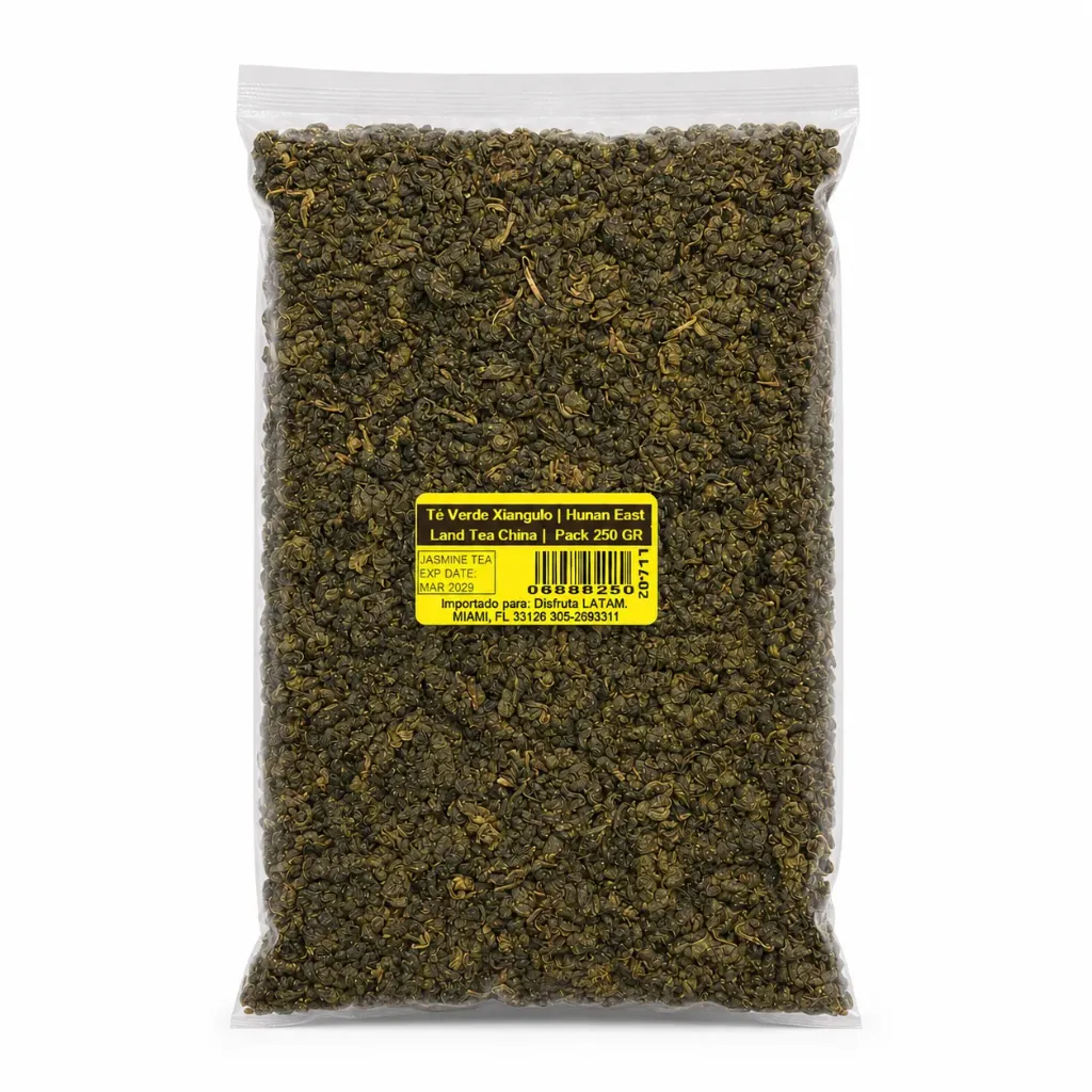 Té Verde | B#1 | STD711 | Hunan East Land Tea® | China | Pack 250Gr