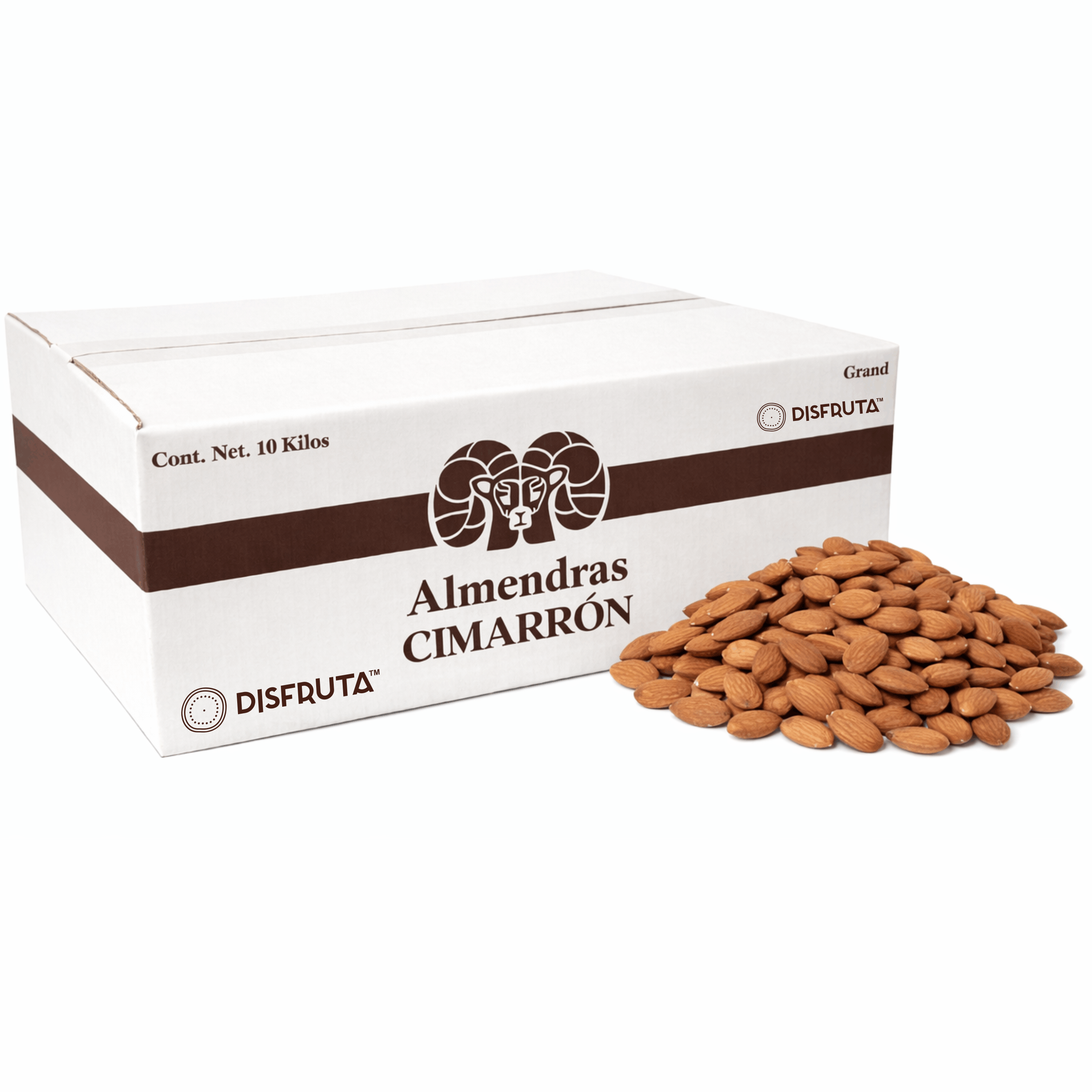 NonPareil Almond | N #1 Cal 20/22 | Cimarrón® | California | CTN-BX 22.04Lb