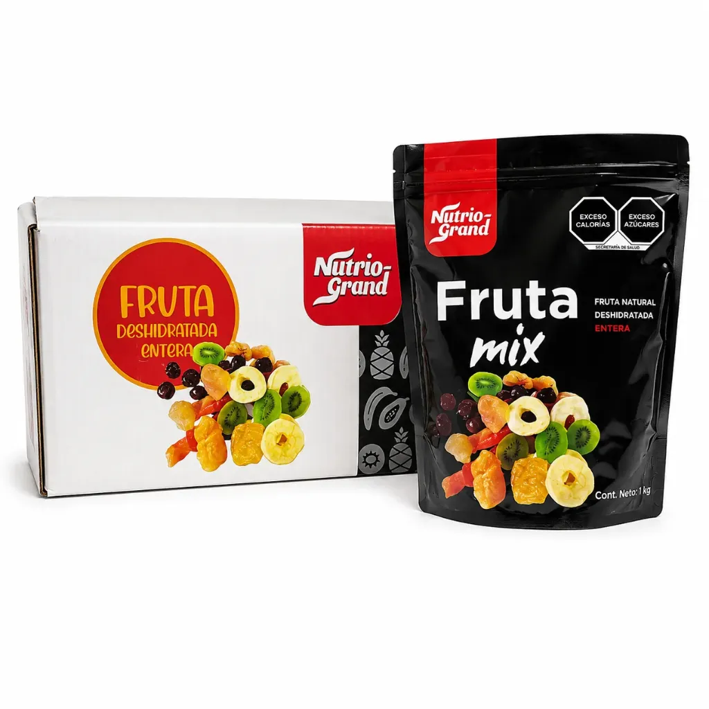 Mix Fruta Confitada | ENTERA | NutrioGrand® | C-CTN 10Kg/1Kg ZipBag 