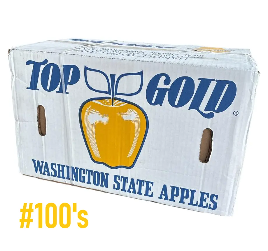 Manzana Golden Delicious | #100's | Top Gold® | Washington | C-CTN±18Kg    