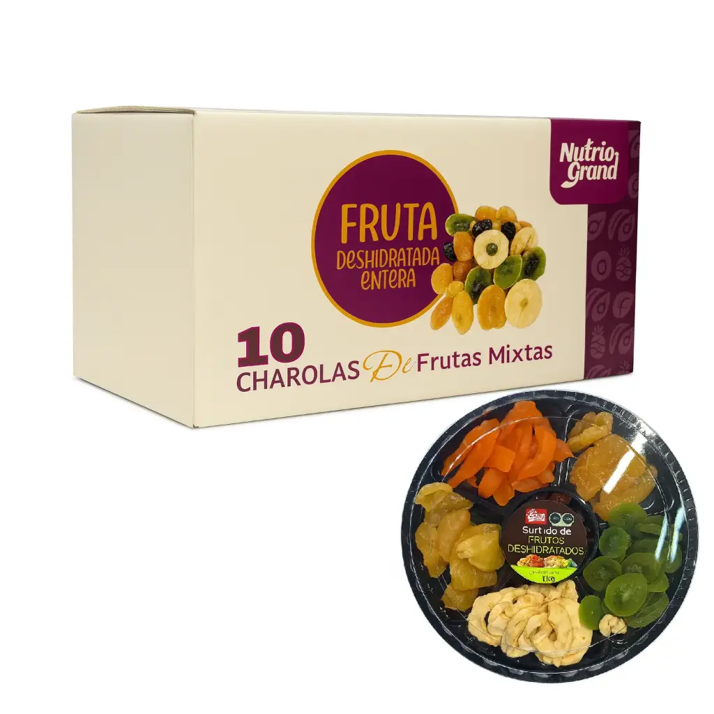 Mix Fruta Confitada | P. Bandejas | NutrioGrand® | C-CTN 10KG/1Kg  