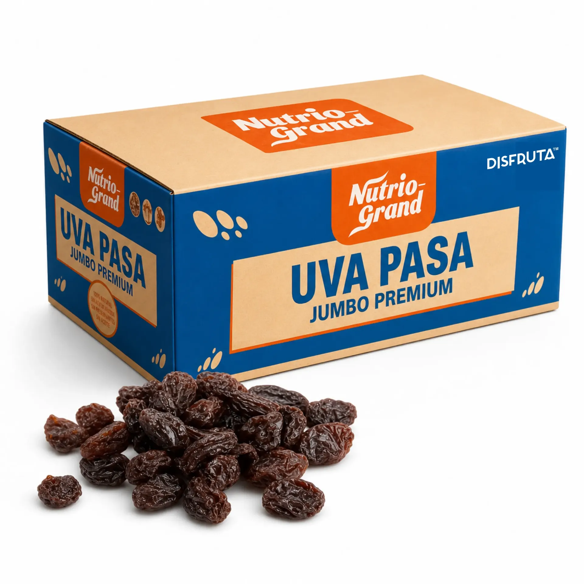Crimson Raisins| #Jumbo CAT1 | NutrioGrand® | Perú | BX-CRB 10Kg                                                                           
