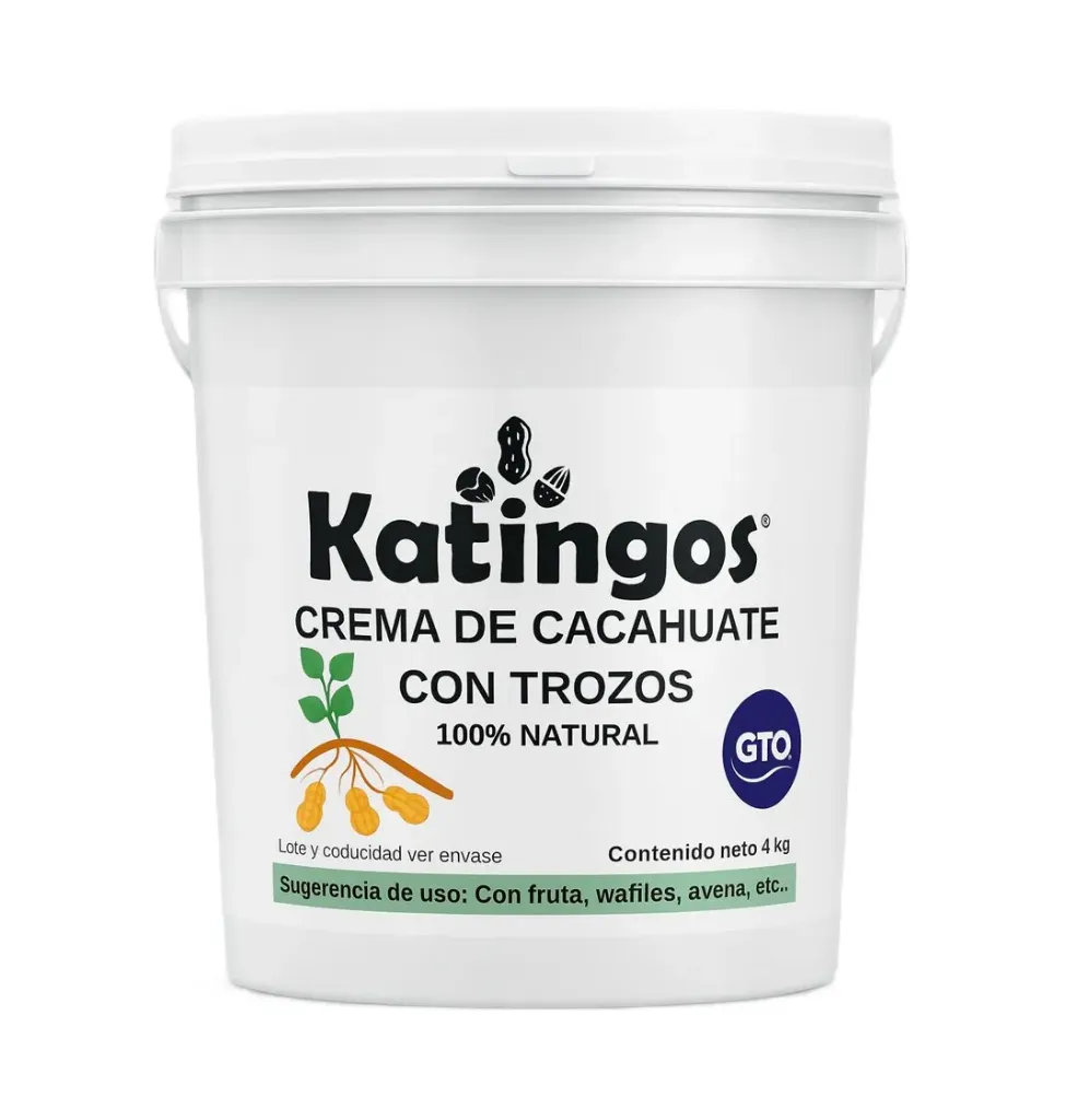 Chunky Peanut Butter | Katingos® | Guanajuato | BKT 8.81Lb-4Kg