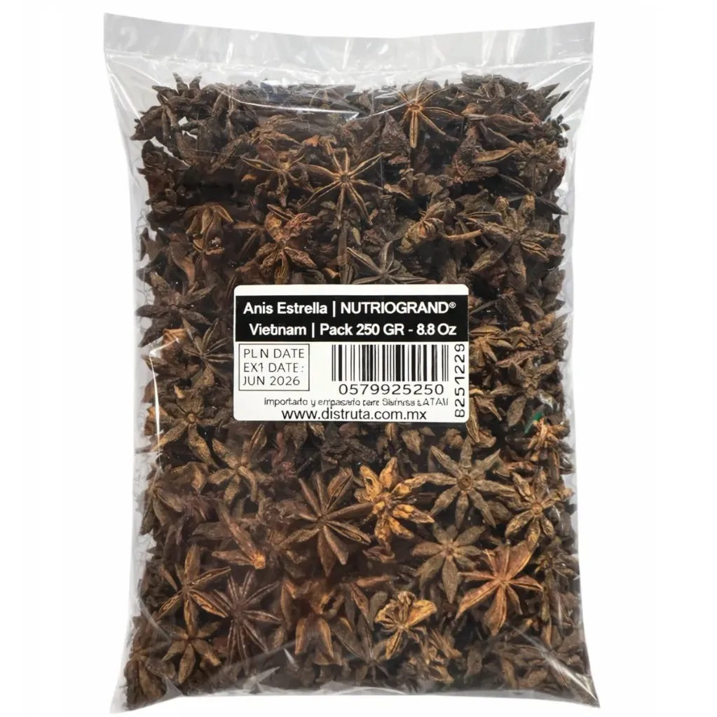 Star Anis | Nutrio-Grand® | Vietnam | Pack 250 Gr                                                                                