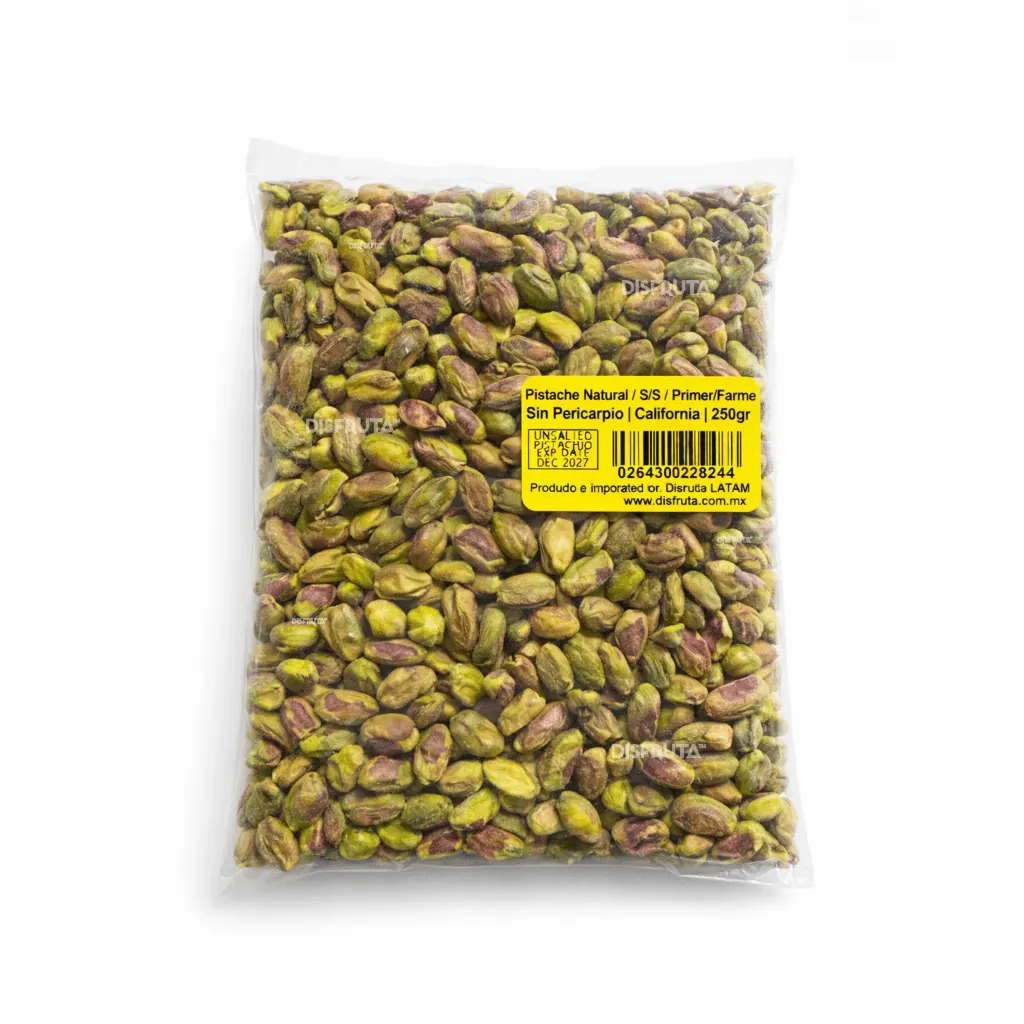 Unsalted Kerman Pistachio | Shelled | Primex Farms® | E.U.A. | Pack 8.81Oz-250g