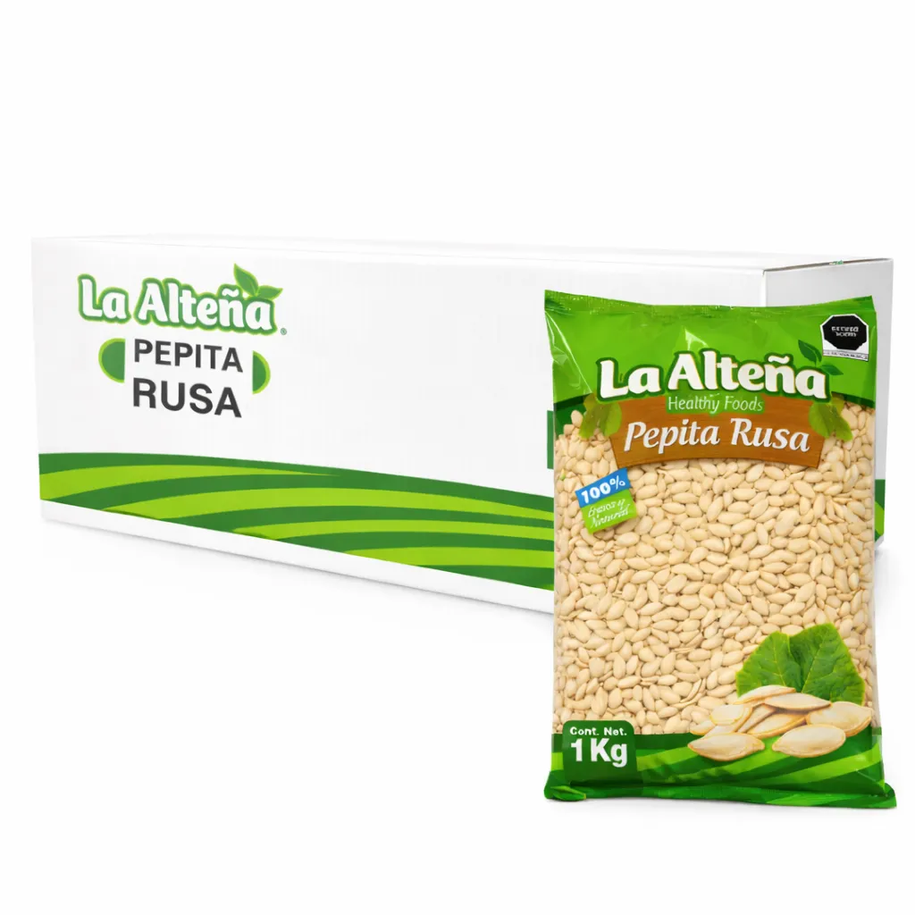 Semilla de Calabaza | Rusa | Horneada C/S | La Alteña® | Turquía | C-CTN 12Pack-1Kg