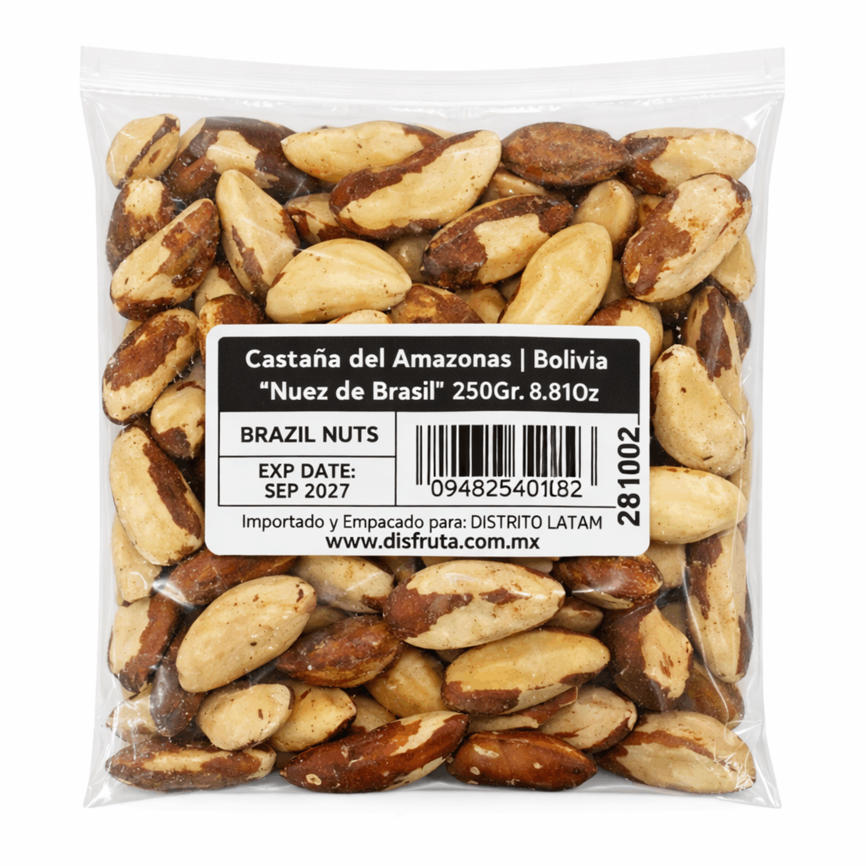 Nuez del Amazonas | #Large | San Agustín® | Bolivia | Pack 250GR