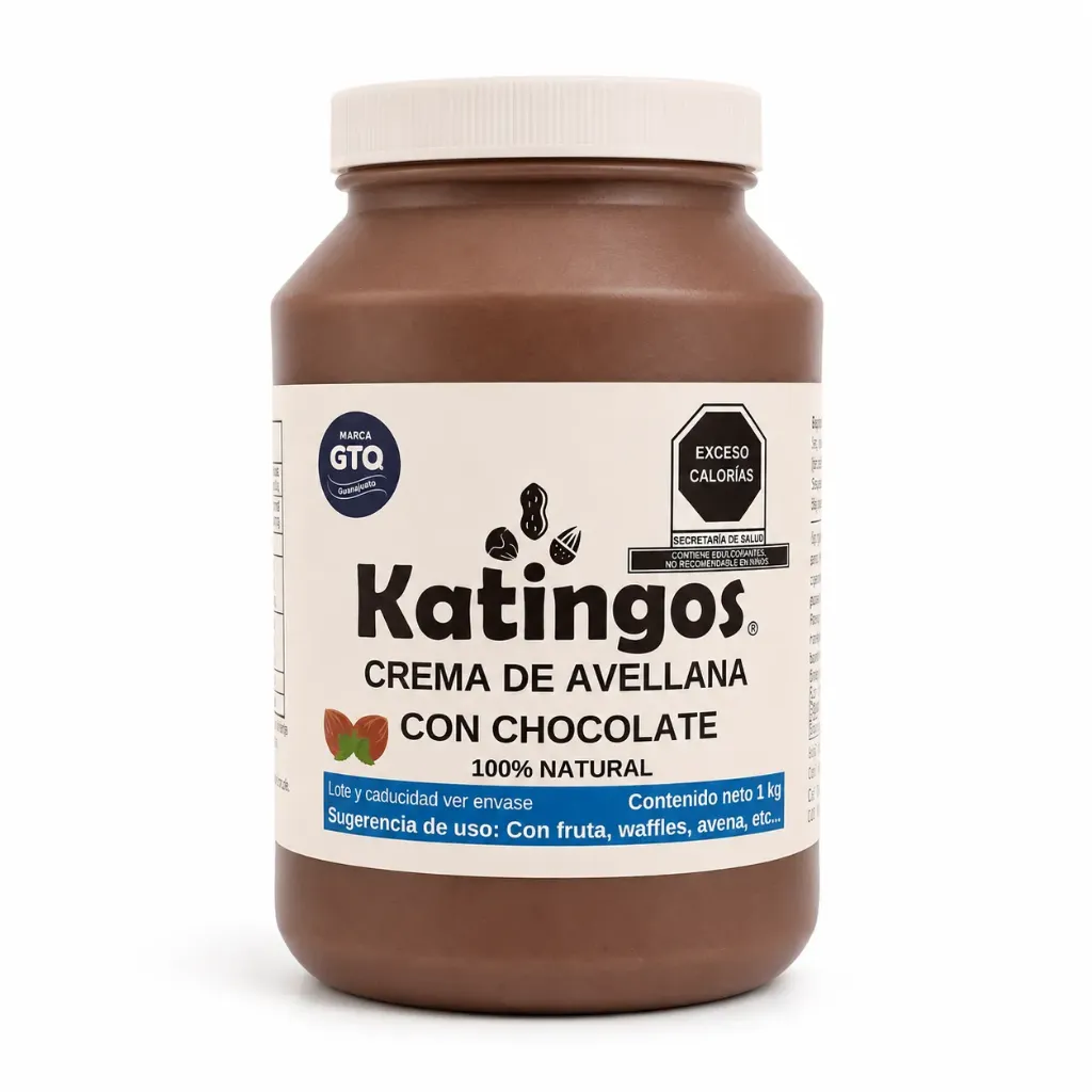 Hazelnut & Chocolate Spread | Katingos® | Guanajuato | CIL 1KG